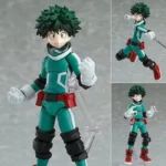 My Hero Academia Figma #323 Izuku Midoriya Action Figure – Deku PVC Collectible with Interchangeable Faces, Gift for Friends and Family4