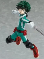 My Hero Academia Figma #323 Izuku Midoriya Action Figure – Deku PVC Collectible with Interchangeable Faces, Gift for Friends and Family5